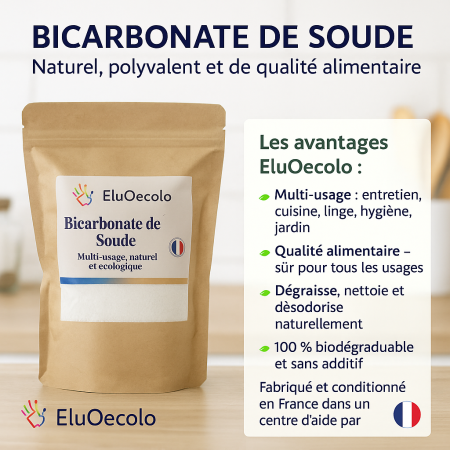 Bicarbonate de soude qualité alimentaire