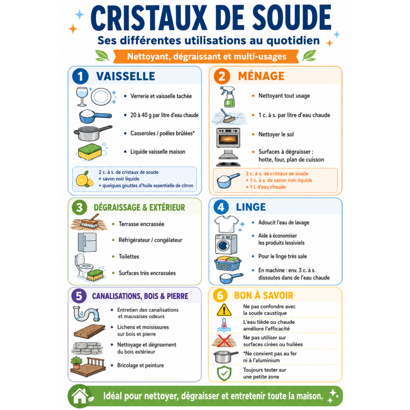 Cristaux de soude